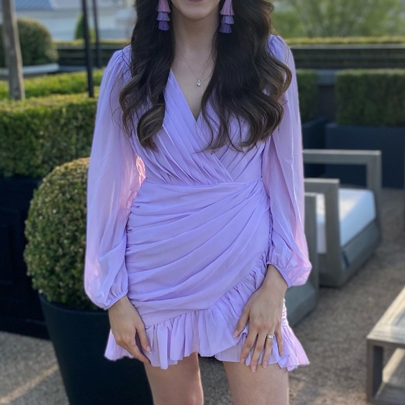 Showpo - Can I Be Your Honey Dress in Lilac - Picture 3 of 3